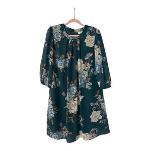 Eva‎ Mendes Floral 3/4 sleeve Dress